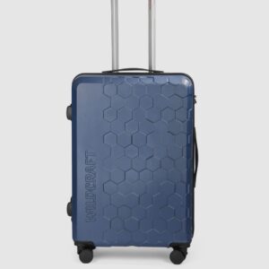 Wildcraft Pyxis Large Trolley Suitcase navy blue colour 77cm