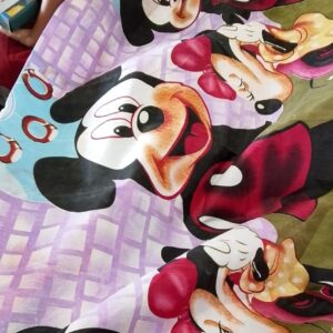Private Lable mickey mouse Cotton Bedsheets For Single or Double Bed With Pillow Covers