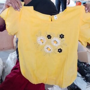 Private Lable Trendy Flowsome Festive Wear Frock Top And Bottom Set For Baby girls multi colour 8 to 9 years