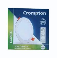 Crompton Ecoglo Surface Mounted Polycarbonate Ceiling Light 12W 3000K Natural White
