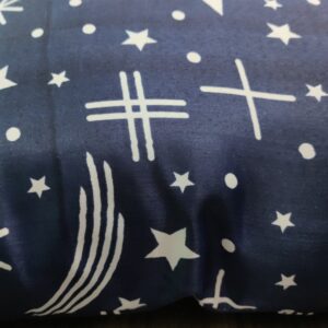 Private Lable Blue Cotton Printed Pillow white blue Size 16x3 inches pack of 4 pcs