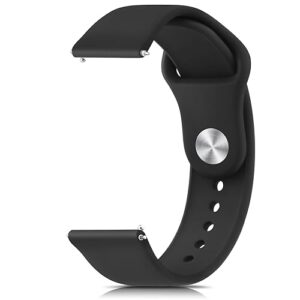 Tobfit 22mm Watch Band Strap for women black colour