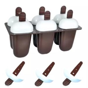 Private Lable Candy Ice Mould Brown Colour 6 candy Tray