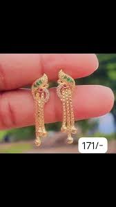 Private Lable impon earring gold plated For Women ANd Girls