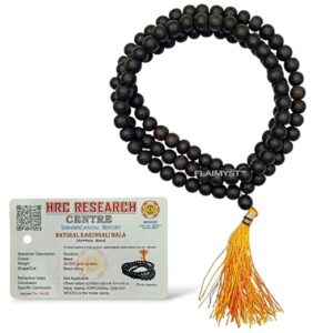 Private Lable Karungali Malai Original 108 Beads pack of 1