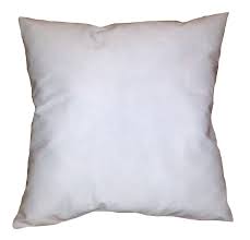Private Lable Square Insert Pillow White colour