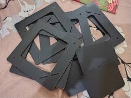 Private Lable Square wall decor set of 8 AK002