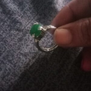 Private Lable Emerald Green ring for women
