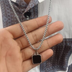 Private Lable ewels Silver Stainless Steel Pendant sliverblack colour