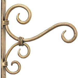 Private Lable Iron Decorative Wall Hanger Hooks Golden Antique