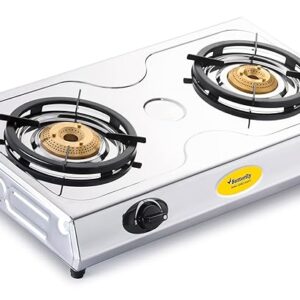 Butterfly Butterfly Wave SS 2 Burner Steel Stove