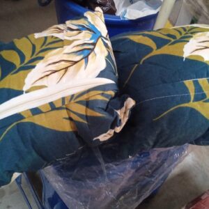 Private Lable Soft Cozy Cotton Pillow Covers 2 pcs blue colour