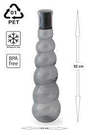 Private Lable shank Water Bottle Black Colour 1L