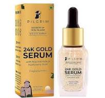 Pilgrim Korean Beauty Secrets 24K Gold Facial Kit For Golden Glow With Niacinamide Hyaluronic Acid 5ml
