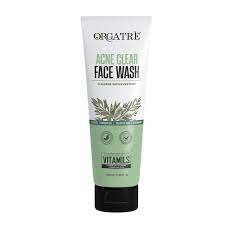 Orgatre Acne Clear Face Wash With Tea Tree 100ml