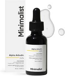 Minimalist Alpha Arbutin Face Serum with Hyaluronic Acid 2 to Remove Pigmentation 10ml
