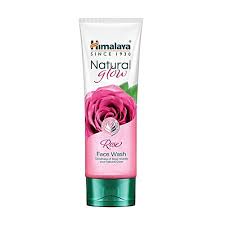 Himalaya Natural Glow Rose Face Wash Removes Impurities Dirt 50 ml