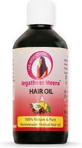 Jegathees Meena hair care cosmetics hair growth hair oil 100ml