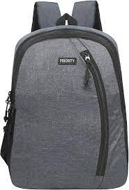 Priority Laptop Backpack 20 Inch Solid Black colour bag