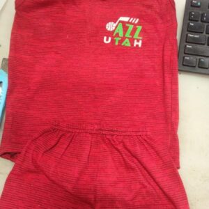 Private Lable Kids Round Neck Printed Cotton Baba Suit red colour 5 TO 6 YRS