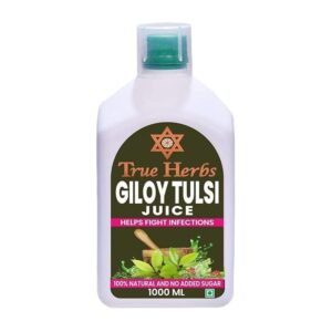 True herbs Pure Giloy Tulsi Juice Immunity Booster No Added Sugar 1000ml