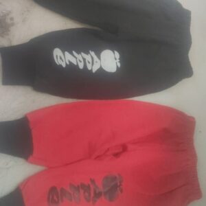 Private Lable kids boys pants red black 2 pcs 0 size