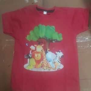 Private Lable kids boys red T shirt Size 2