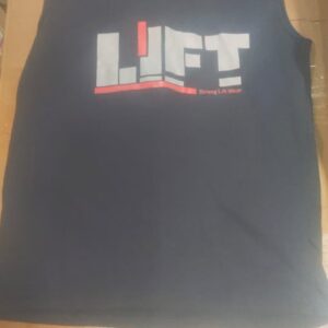 Private Lable mens sleeveless blue colour t shirt Size M