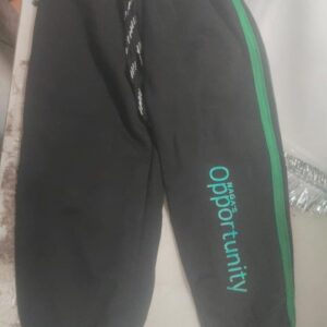 Private Lable kids boys track pant black Size 1