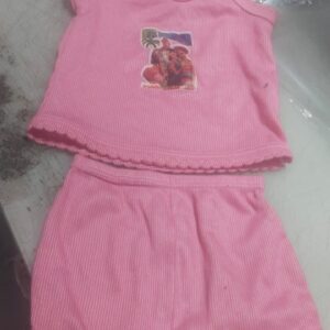 Private Lable kids boys girls top bottom wear pink Size 0 3 months