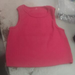 Private Lable kids girls pink colour sleeveless top Size7 8 Y