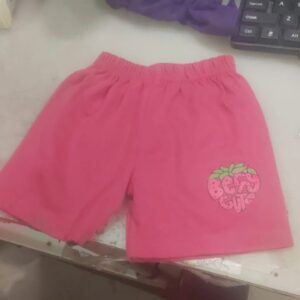 Private Lable kids girls boys shorts pink colour Size 0 6 M
