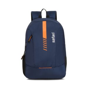 Safari Flash Medium 26L Water Resistant Polyester Casual 4 Compartment Backpack Blue