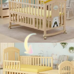 BabyTeddy 12 in 1 Patented Multifunctional Baby Crib Baby Cot
