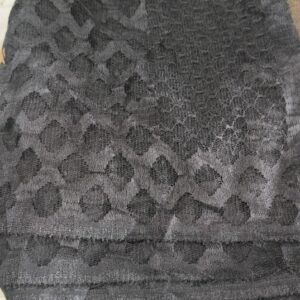 Private Lable women black lace dupatta