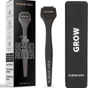 Rubab Men GROW Edition Premium Beard Derma Roller black
