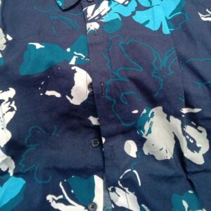 Zudio Mens Floral Vibrant Printed Half Sleeve Loose Fit Casual Shirt multicolour size XL