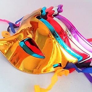 PARTY PROPZ 3 Pcs Colorful Eye Mask for Kids Halloween Birthday Multicolor