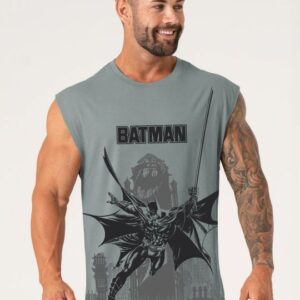 BRONCO POLOS official batman ultimate grey tank Top for men size xl