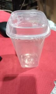 Private Label Plactic Juice container Use And Throw 50 Pcs