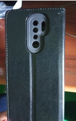 Sliven Shock Proof Flip Cover Back Case Cover for Xiaomi Redmi 9 Prime Poco M2 Flexible Leather Finish Card Pockets Wallet Stand Black