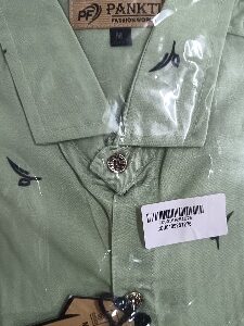 Private Label Mens Green Shirts M Size