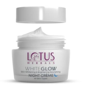 Lotus Herbals WhiteGlow Skin Brightening AND Nourishing Night Cream 60g