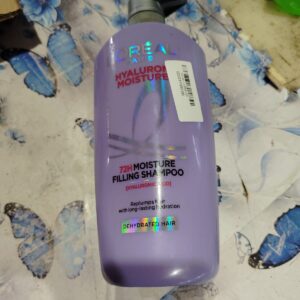 LOreal Paris Hyaluron Moisture Antifrizz Shampoo With Hyaluronic Acid For 72 HR Dehydrated Hair 1 l