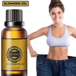 Private Label Tummy Ginger Oil for Belly Drainage Ginger Massage Oils For Belly 30ml