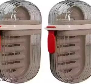 Private Label Plastic Soap Dishes Waterproof Leak Proof Soap Container Home Bathroom Plastic Soap Box Pack Of 2