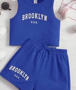 Private Label Kids Boy clothing set Dress Size 3 To 4Y Blue