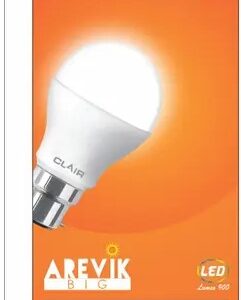 Clair 9 W Basic Standard B22 LED Bulb White