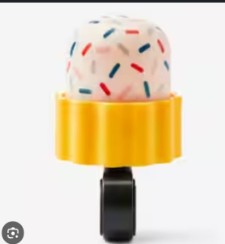 Btwin kids 2 in 1 bike bell firstbell confetti decathlon