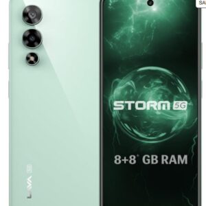 Lava Storm Gale Green 5G || 8GB/ 128GB || without Accessories || IMEI 1 354144190557890/ IMEI 2 354144190557908